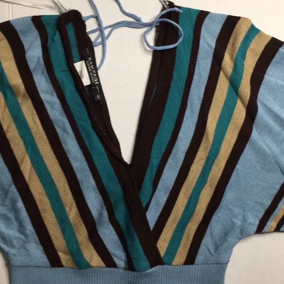NWT Rampage stripes women sweater - Picture 5 of 8